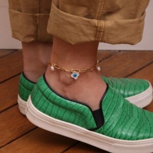 Gold-plated ankle chain
