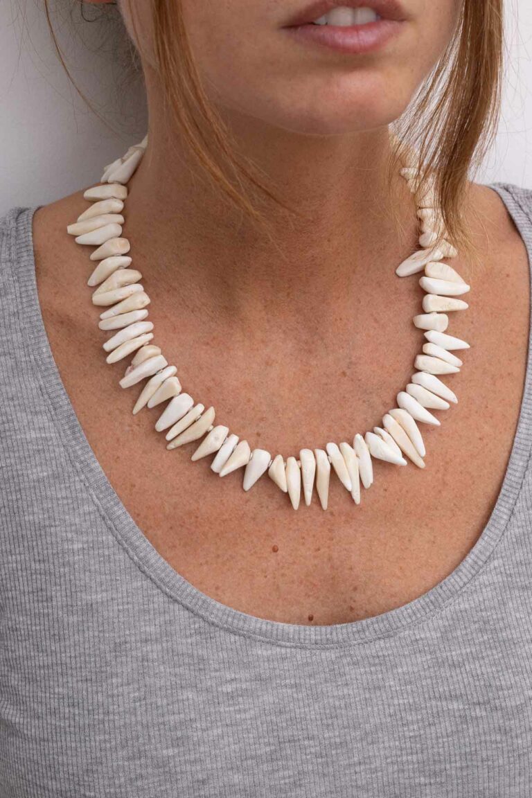 Bamboo beads necklace