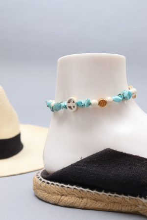 Turquoise anklet