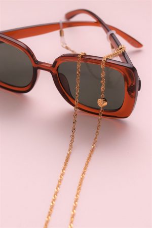 Thin stainless steel glasses chain
