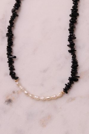 Tourmaline bead necklace