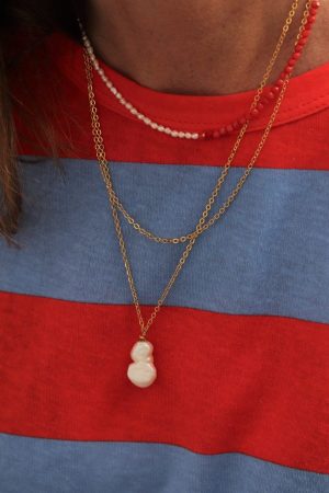 Freshwater pearl choker necklace